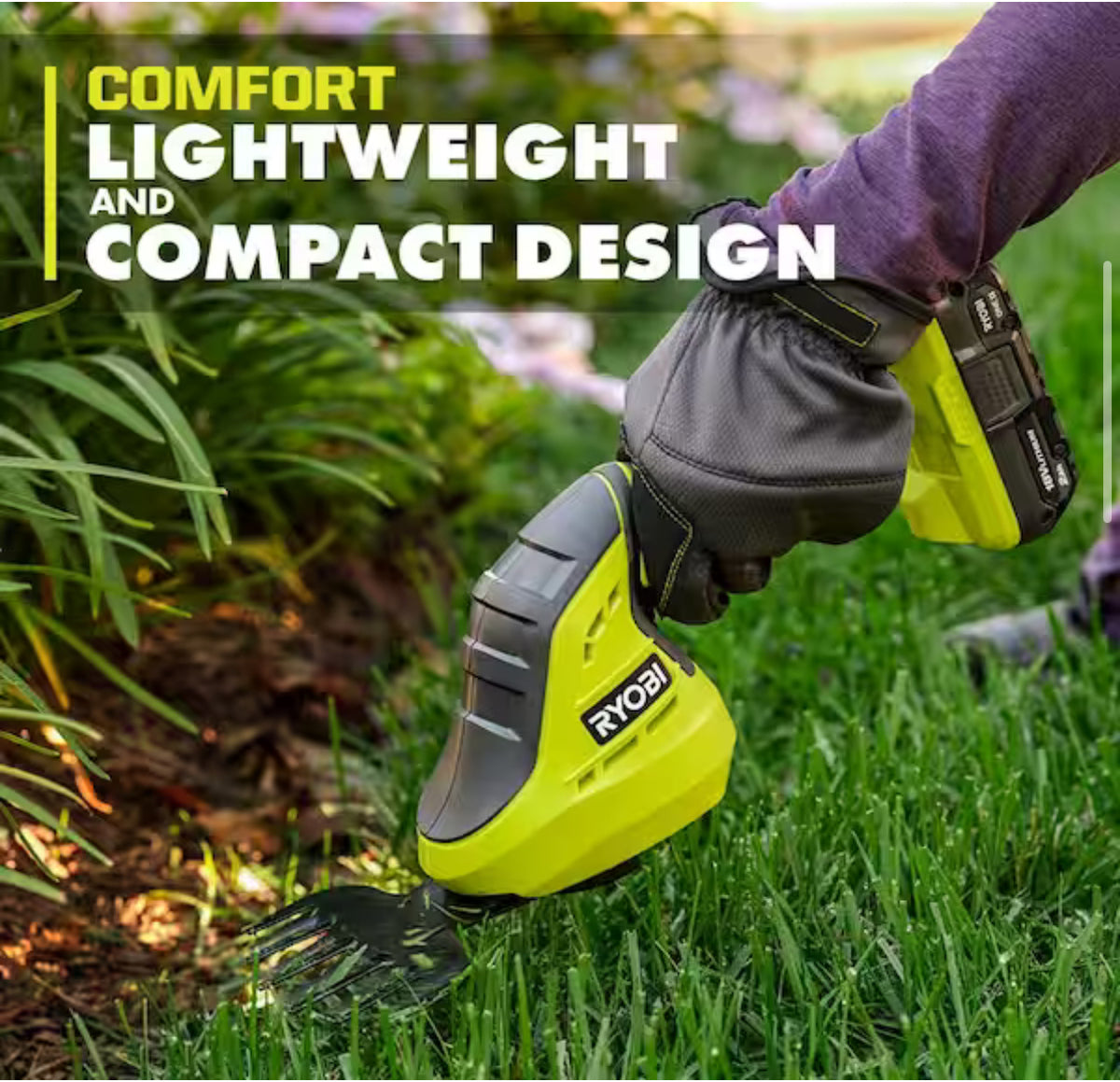 RYOBI ONE 18V Cordless Grass Shear And Shrubber Trimmer Tool Only ryobi-one-18v-cordless-grass-shear-and-shrubber-trimmer-tool-only