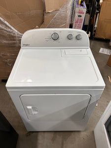 Whirlpool 7-cu ft Electric Dryer (White)! (USED ONCE - LIKE NEW)

-USED ONCE - LIKE NEW - TESTED!