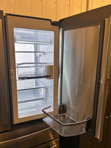 GE Profile 27.9-cu ft 4-Door Smart French Door Refrigerator with Ice Maker and Door within Door (Fingerprint-resistant Stainless Steel) ENERGY STAR! (NEW - SCRATCH/DENT)