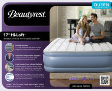 Beautyrest Hi Loft 17" Queen Air Mattress with High Power Multi-Purpose Electric Pump- BRAND NEW IN BOX!!!