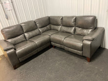 Leather power recliner sectional - customer return from Major department store.