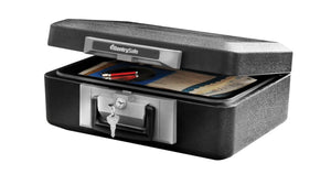 SentrySafe 1160 Fire-Resistant Box Safe with Key Lock 0.25 cu. ft., Black-new