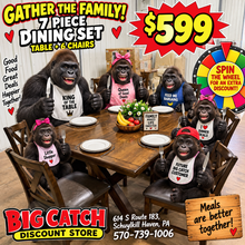 Check out this beautiful 7-PIECE DINING SET — ONLY $599!  No shipping