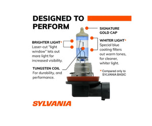 Sylvania H11 SilverStar Ultra Halogen Headlight Bulb, Pack of 2- NEW IN BOX!!!