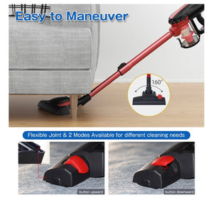 Moosoo Corded Stick Vacuum Cleaner- Very Lightly Used, Works Great! All Attachments in the box!