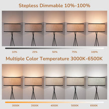 67" Modern Tripod Floor Lamp With RGB LED Bulb,Remote And App Control- WE DO NOT SHIP!!