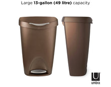 Umbra 13 Gal Trash Can, Bronze (new out of the box)