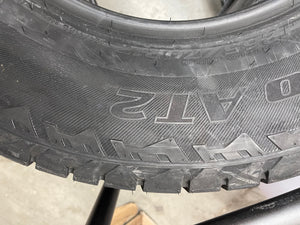 Hankook Dynapro AT2 (RF11) All Terrain LT265/70R17 121/118S E Light Truck Tires -SET OF 2