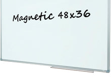 Lockways White Board 48 x 36 Inch, Magnetic Dry Erase Board, Silver Aluminium Frame!! NEW OUT OF BOX(MINOR DENT)!!