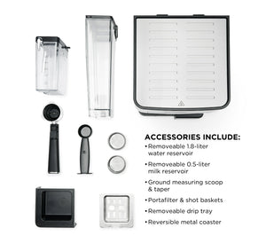 Chefman 1.8L Barista Pro Espresso, Cappuccino and Latte Machine with Milk Frother, Stainless Steel- NEW IN BOX!!!