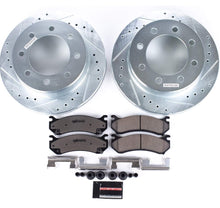 Power Stop K2041-36 Rear Z36 Truck & Tow Brake Kit, Carbon Fiber Ceramic Brake Pads with Drilled and Slotted Brake Rotors For Chevy Silverado 2500 | GMC Sierra 2500 Sierra 3500 Yukon XL 2500 8 Lug!! NEW IN BOXES!!