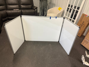 MasterVision Trio Maya Cork / Dry Erase Combo Board, 48 x 36 Inches!! NEW AND ASSEMBLED(MINOR DAMAGE IN ONE CORNER)!!