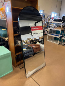 NeuType Aluminum Alloy Full-length Mirror Arch Decorative Mirror 71"x32",Black with Bracket!! NEW OUT OF BOX!!