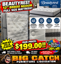 Beautyrest 12” BR800 MEDIUM FULL SIZE MATTRESS!! (BRAND NEW IN PLASTIC!) 🔥🛏️