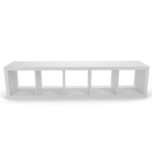 Better Homes & Gardens 5-Cube Vertical Storage Organizer, White Texture!! NEW AND ASSEMBLED!!