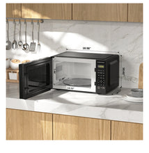 Hamilton Beach 0.9 Cu ft Countertop Microwave Oven, 900 Watts, Stainless Steel