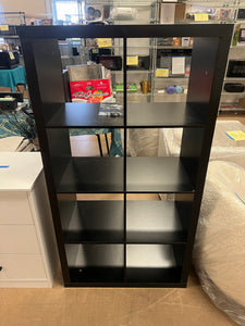 Better Homes & Gardens 8-Cube Storage Organizer, Black!! NEW AND ASSEMBLED(MINOR BLEMISHES FROM SHIPPING)!!