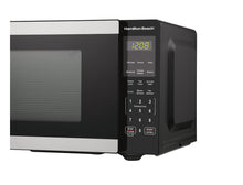 Hamilton Beach 0.9 Cu ft Countertop Microwave Oven, 900 Watts, Stainless Steel