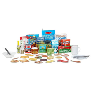 Melissa & Doug Deluxe Kitchen Collection Cooking & Play Food Set – 58 Pieces**New in box**