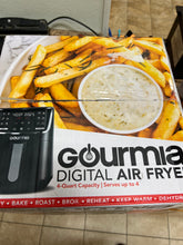 Gourmia 4-Quart Digital Air Fryer with 12 One-Touch Presets,Black!! NEW IN BOX!!