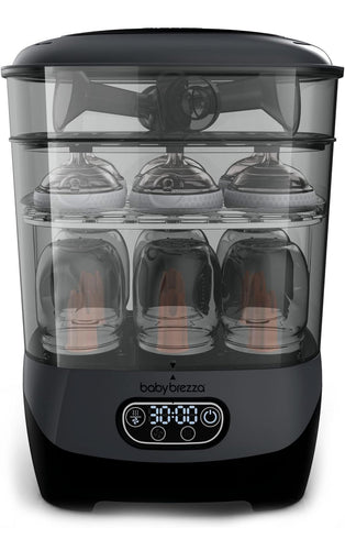 Baby Brezza Baby Bottle Sterilizer + Dryer Advanced – Electric Steam Sterilization Machine – HEPA Filter, Charcoal- NEW IN BOX!!!