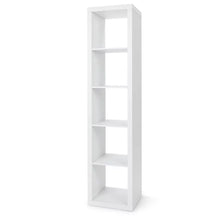 Better Homes & Gardens 5-Cube Vertical Storage Organizer, White Texture!! NEW AND ASSEMBLED!!