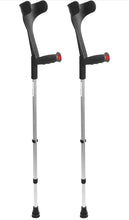 Forearm Crutches for Adults (x2 Units, Open Cuff), Adult Crutches Adjustable- NEW (scratches from shipping)
