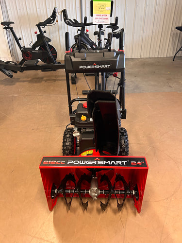 PowerSmart 24'' 212cc Two Stage Gas Snow Blower! (NEW & ASSEMBLED)