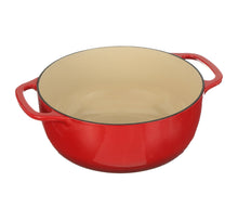 Lodge Cast Iron 6 Quart Enameled Cast Iron Dutch Oven, Red- NEW IN BOX!!!