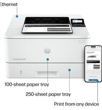 HP LaserJet Pro 4001n Black & White Printer, Print, Fast speeds, Easy setup, Mobile printing, Advanced security, USB, Ethernet Connection, Best-For-Office!! NEW IN BOX!!