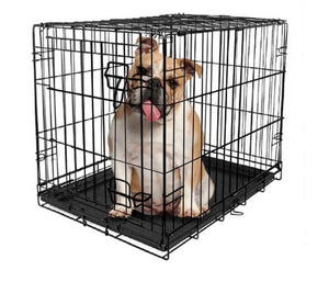 Vibrant Life, Single-Door Folding Dog Crate with Divider, Large, 36"**New in box**
