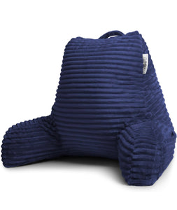 Nestl Reading Pillow for Bed Adult with Arms and Pockets, Navy Bed Rest Pillow- NEW IN BOX!!!
