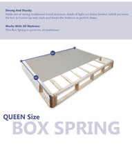 Continental Sleep 4-inch Queen Size Assembled Split Box Spring For Mattress, Elegant Collection**New in box**
