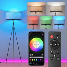 67" Modern Tripod Floor Lamp With RGB LED Bulb,Remote And App Control- WE DO NOT SHIP!!