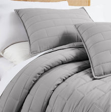 Lightweight Brickyard Embroidered 2-piece Brickyard Quilt Set by Southshore Fine Linens, Twin/Twin XL- NEW IN BAG!!!