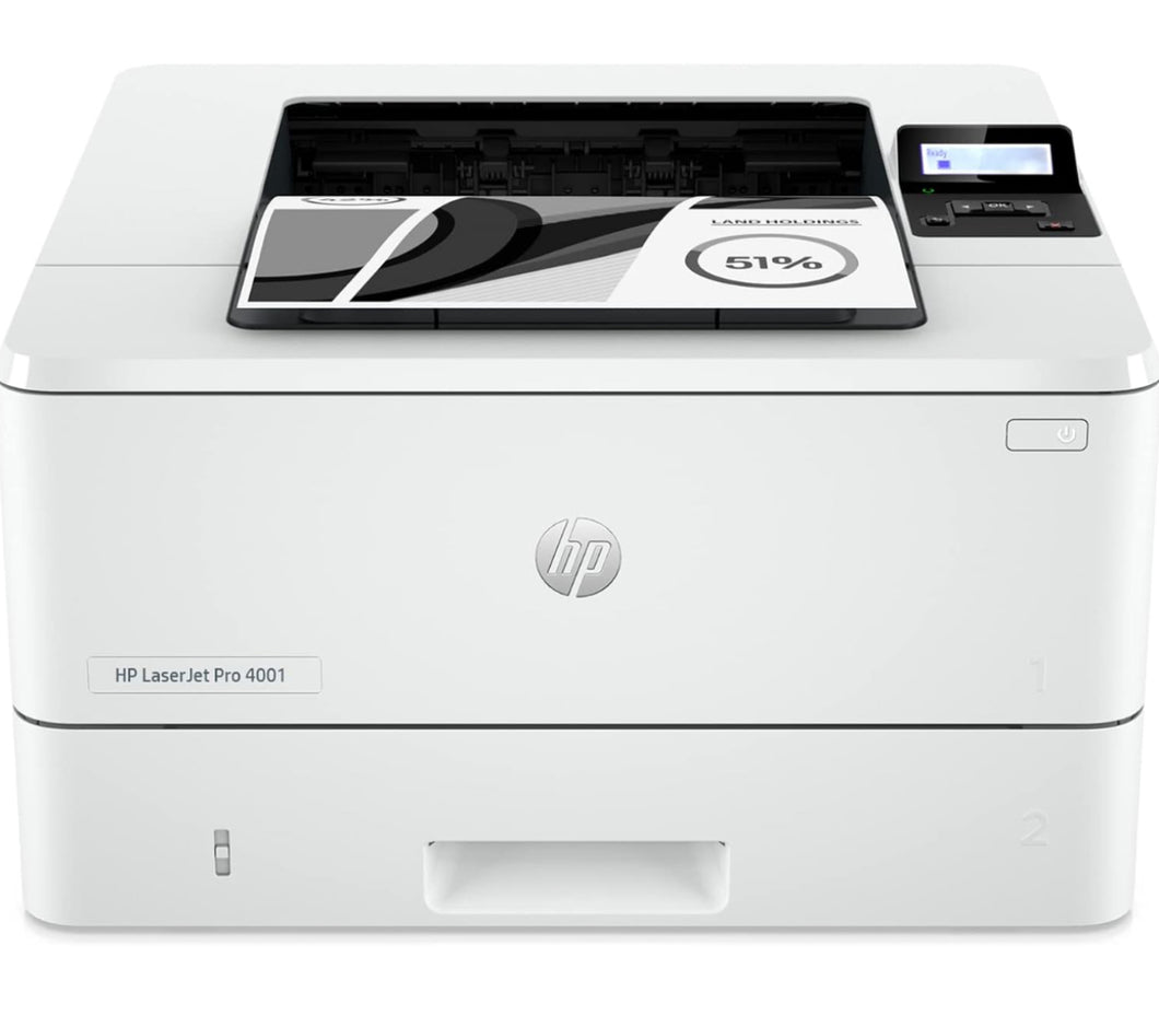 HP LaserJet Pro 4001n Black & White Printer, Print, Fast speeds, Easy setup, Mobile printing, Advanced security, USB, Ethernet Connection, Best-For-Office!! NEW IN BOX!!