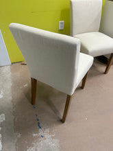 18.5'' Seat Height Linen Upholstered Solid Wood Dining Chair (Set of 2)!! NEW AND ASSEMBLED!!