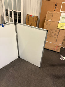 MasterVision Trio Maya Cork / Dry Erase Combo Board, 48 x 36 Inches!! NEW AND ASSEMBLED(MINOR DAMAGE IN ONE CORNER)!!