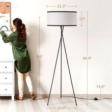 67" Modern Tripod Floor Lamp With RGB LED Bulb,Remote And App Control- WE DO NOT SHIP!!