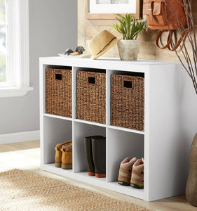 Better Homes & Gardens 6-Cube Storage Organizer, Textured White- NEW IN BOX!!!