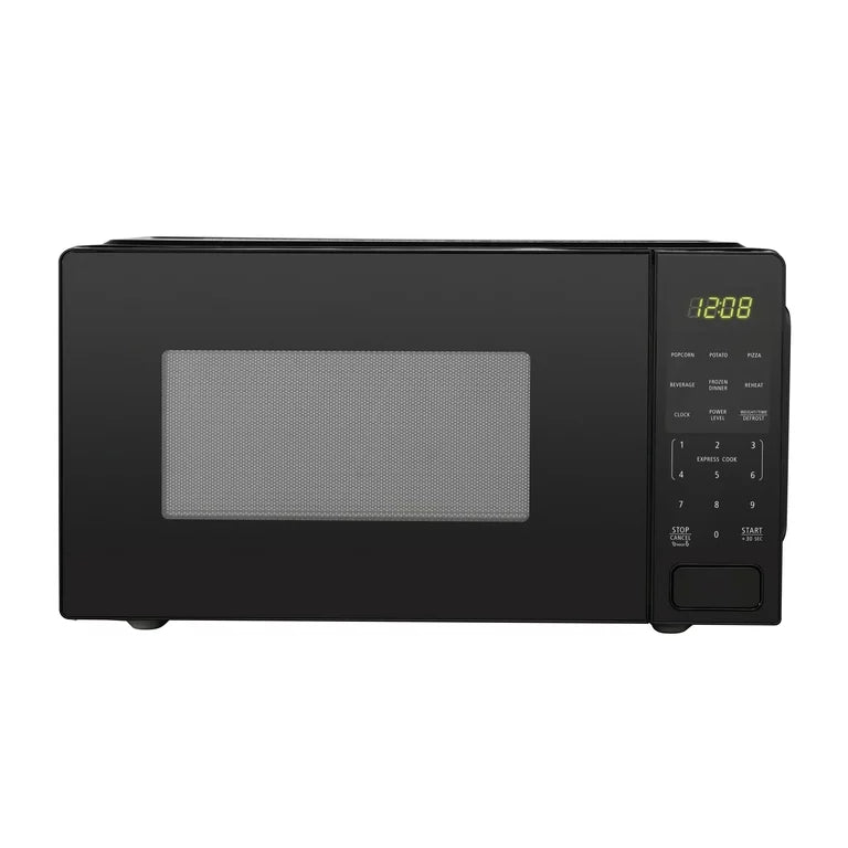 Mainstays 1.1 Cu ft Countertop Microwave Oven, 1000 Watts, Black- NEW!