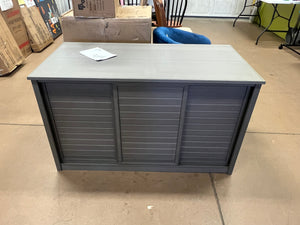 New Age Pet® 48" ECOFLEX® Versa Multi-Purpose Storage Cabinet Stand!! NEW AND ASSEMBLED(MINOR CRACK FROM SHIPPING)!!