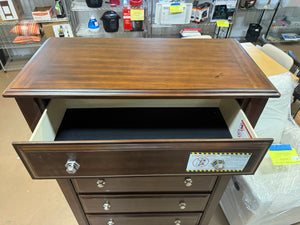 Litchville Brown Contemporary Style Chest! (BRAND NEW)