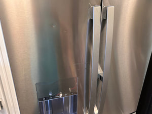 GE Profile 27.9-cu ft 4-Door Smart French Door Refrigerator with Ice Maker and Door within Door (Fingerprint-resistant Stainless Steel) ENERGY STAR! (NEW - SCRATCH/DENT)
