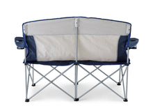 Ozark Trail 2-Person Loveseat Camping Chair, Blue and Gray!! BRAND NEW!!