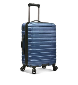 U.S. Traveler Boren Polycarbonate Hardside Rugged Suitcase Navy, Carry-on 22-Inch,- NEW!!!