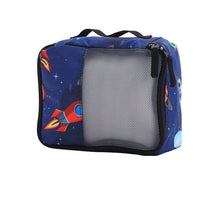 Travelers Club Kid's Hard Side Luggage Travel Set with 18" Spinner Rolling Carry-on-, Space- NEW!! (Missing luggage tag)