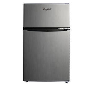 Whirlpool 3.1 cu ft Mini Refrigerator
Stainless Steel WH31S1E! (New, Minor Dent From Shipping!)