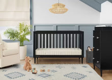 Delta Children Bowie 4-in-1 Convertible Acrylic Crib, Black! - Greenguard Gold Certified! (NEW IN BOX)