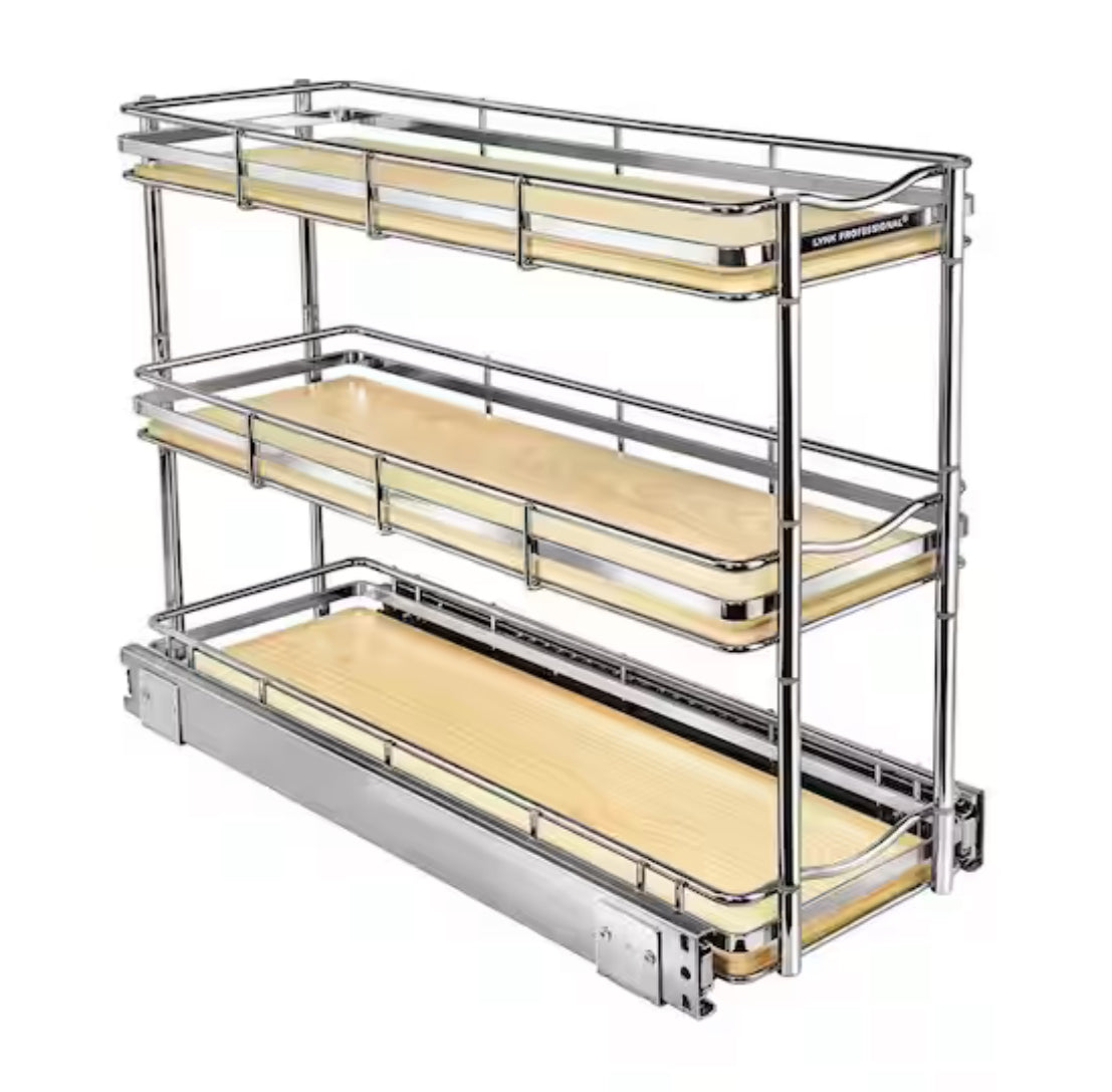 Elite Pull Out Organizer Narrow Slide Out Drawers for Kitche